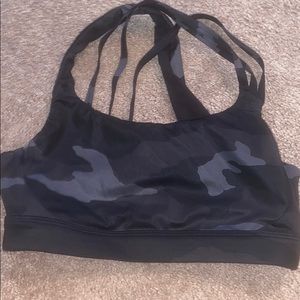 Camo sports bra